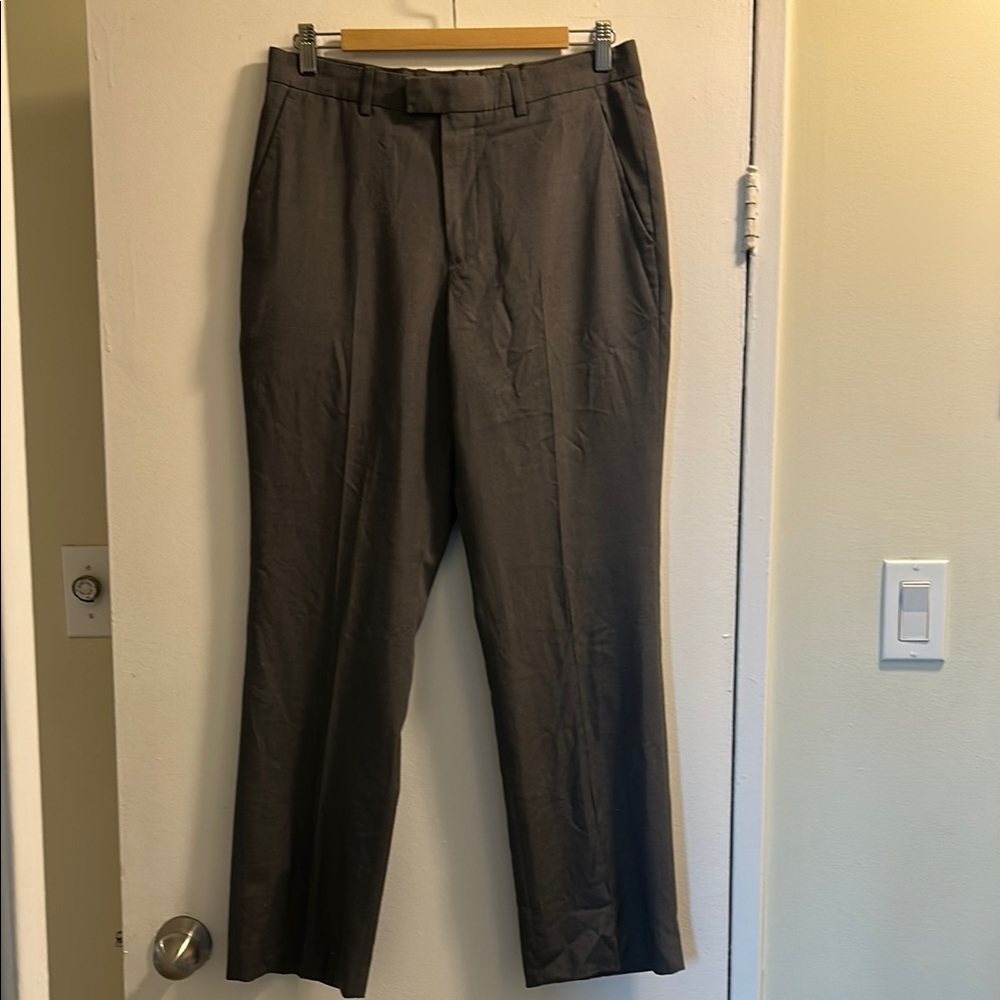Perry Ellis Grey Dress Pants Classic Style